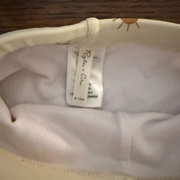 Rylee + Cru Cream Sun Pattern Swim Shorts - Picture 2 of 3